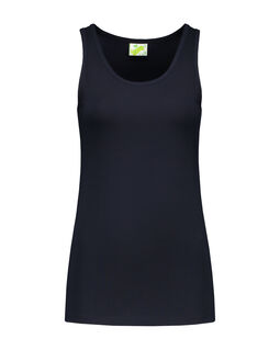Afbeelding van L&S Tanktop cot/elast for her | Dark Navy | XXL