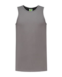 Afbeelding van L&S Tanktop cot/elast for him | Pearl Grey | 3XL