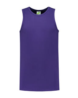 Afbeelding van L&S Tanktop cot/elast for him | Purple | 3XL