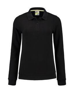 Afbeelding van L&S Polosweater for her | Black | S