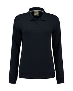 Afbeelding van L&S Polosweater for her | Navy | XXL