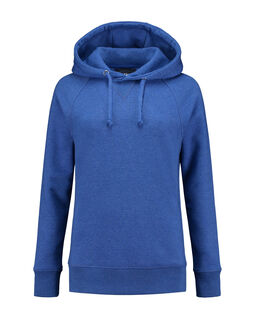 Afbeelding van L&S Heavy Sweater Hooded Raglan for her | Royal blue heather | XXL