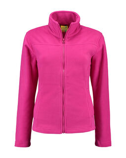 Afbeelding van L&S Polar Fleece Cardigan for her | Fuchsia | XXL