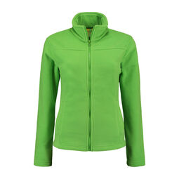 Afbeelding van L&S Polar Fleece Cardigan for her | Lime | XXL