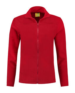 Afbeelding van L&S Polar Fleece Cardigan for her | Red | XXL