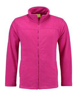 Afbeelding van L&S Polar Fleece Cardigan for him | Fuchsia | 3XL