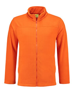 Afbeelding van L&S Polar Fleece Cardigan for him | Orange | 3XL
