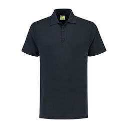 Afbeelding van L&S Polo Basic Mix SS for him | Dark Navy | 6XL
