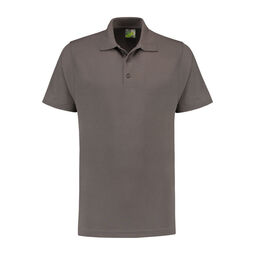 Afbeelding van L&S Polo Basic Mix SS for him | Pearl Grey | 3XL