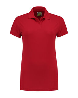 Afbeelding van L&S Polo Basic Mix SS for her | Red | XXL