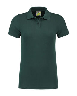 Afbeelding van L&S Polo Basic SS for her | Forest Green | XXL