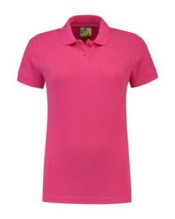Afbeelding van L&S Polo Basic SS for her | Fuchsia | XXL