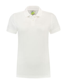 Afbeelding van L&S Polo Basic SS for her | White | XXL