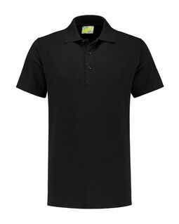 Afbeelding van L&S Polo Basic SS for him | Black | 3XL