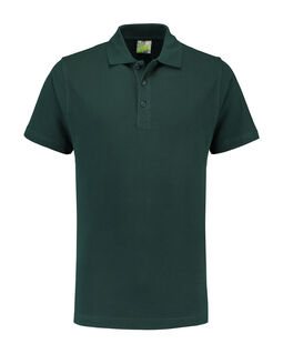 Afbeelding van L&S Polo Basic SS for him | Forest Green | 3XL