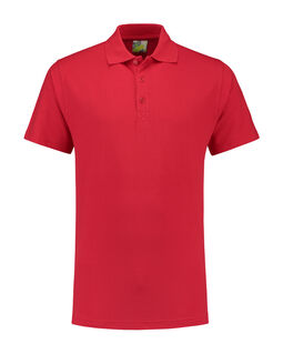 Afbeelding van L&S Polo Basic SS for him | Red | 3XL
