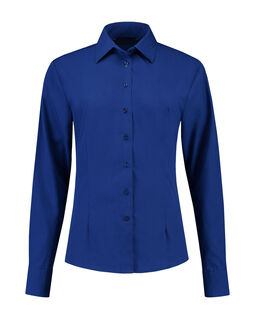 Afbeelding van L&S Shirt Poplin Mix LS for her | Royal Blue | 3XL