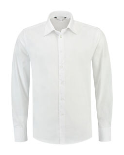 Afbeelding van L&S Shirt Poplin Mix LS for him | White | 6XL