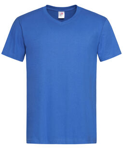 Afbeelding van Stedman T-shirt V-Neck Classic-T SS for him | 2728C Bright Royal | XXL