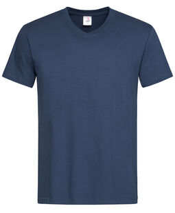 Afbeelding van Stedman T-shirt V-Neck Classic-T SS for him | 289C Navy | XXL