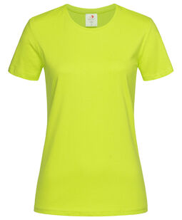Afbeelding van Stedman T-shirt Crewneck Classic-T SS for her | 380C Bright Lime | XXL