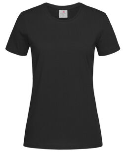 Afbeelding van Stedman T-shirt Crewneck Classic-T SS for her | Black Opal | 3XL