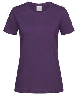 Afbeelding van Stedman T-shirt Crewneck Classic-T SS for her | 2695C Deep Berry | XXL