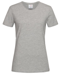 Afbeelding van Stedman T-shirt Crewneck Classic-T SS for her | Grey Heather | XXL