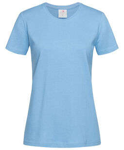 Afbeelding van Stedman T-shirt Crewneck Classic-T SS for her | 279C Light blue | XXL