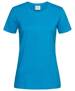 Afbeelding van Stedman T-shirt Crewneck Classic-T SS for her | 314C Ocean Blue | XXL