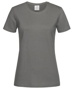 Afbeelding van Stedman T-shirt Crewneck Classic-T SS for her | 425C Real Grey | XXL