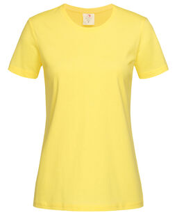 Afbeelding van Stedman T-shirt Crewneck Classic-T SS for her | 106C Yellow | XXL