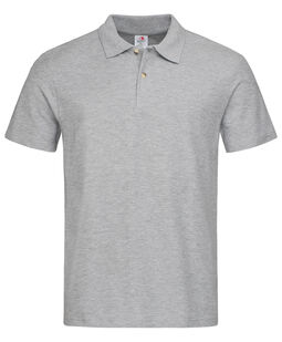 Afbeelding van Stedman Polo SS for him | Grey Heather | XXL