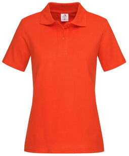 Afbeelding van Stedman Polo SS for her | 172C Brilliant Orange | XL