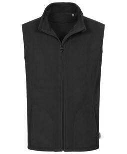 Afbeelding van Stedman Polar Fleece Vest for him | Black Opal | XXL
