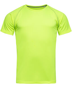 Afbeelding van Stedman T-shirt Crewneck raglan for him | 809C Cyber Yellow | XXL