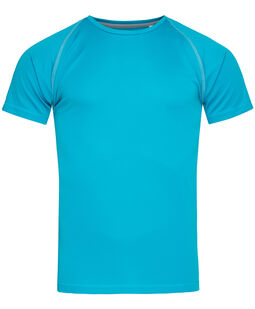 Afbeelding van Stedman T-shirt Crewneck raglan for him | 633C Hawaii Blue | XXL