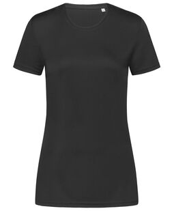 Afbeelding van Stedman T-shirt Interlock Active-Dry SS for her | Black Opal | XL