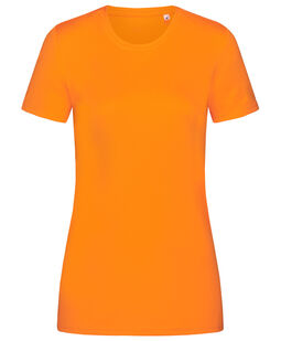 Afbeelding van Stedman T-shirt Interlock Active-Dry SS for her | 804C Cyber Orange | XL