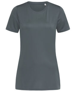 Afbeelding van Stedman T-shirt Interlock Active-Dry SS for her | 445C Granite Grey | XL