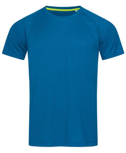 Afbeelding van Stedman T-shirt Raglan Mesh Active-Dry SS for him | 7686C King Blue | XXL