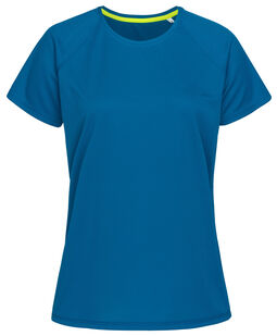 Afbeelding van Stedman T-shirt Raglan Mesh Active-Dry SS for her | 7686C King Blue | XL