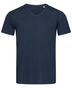 Afbeelding van Stedman T-shirt V-neck Ben SS | 533C Marina Blue | XXL
