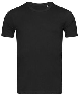 Afbeelding van Stedman T-shirt Crewneck Morgan SS for him | Black Opal | XXL