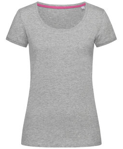Afbeelding van Stedman T-shirt Crewneck Megan SS for her | Grey Heather | XL