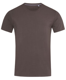 Afbeelding van Stedman T-shirt Crewneck Clive SS for him | 7C Dark Chocolate | XXL