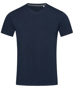 Afbeelding van Stedman T-shirt V-neck Clive SS for him | 533C Marina Blue | XL