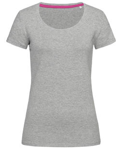 Afbeelding van Stedman T-shirt Crewneck Claire SS for her | Grey Heather | XL