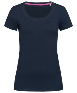 Afbeelding van Stedman T-shirt Crewneck Claire SS for her | 533C Marina Blue | XL