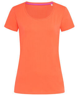 Afbeelding van Stedman T-shirt Crewneck Claire SS for her | 2027C Salmon | XL